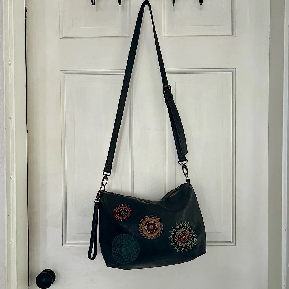 Desigual embroidered convertible bag - Picture 1 of 12